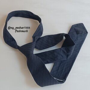*𝓥𝓲𝓷𝓽𝓪𝓰𝓮 𝖪𝖤𝖠𝖭𝖠𝖭 𝖣𝖴𝖥𝖥𝖳𝖸 Striped Skinny Tie Dark Blue ~Ṛ Ä Ṛ Ё~